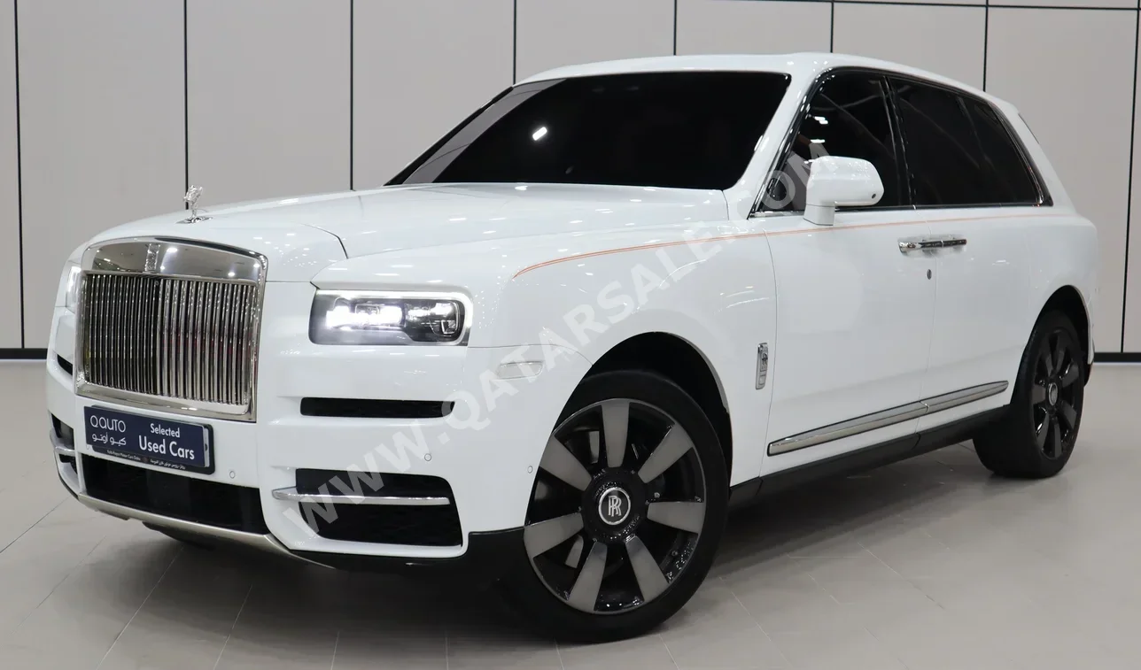 Rolls-Royce  Cullinan  2020  Automatic  33,000 Km  12 Cylinder  Four Wheel Drive (4WD)  SUV  White  With Warranty