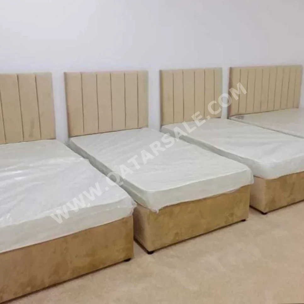 Beds - Single  - Yellow  - Mattress Included