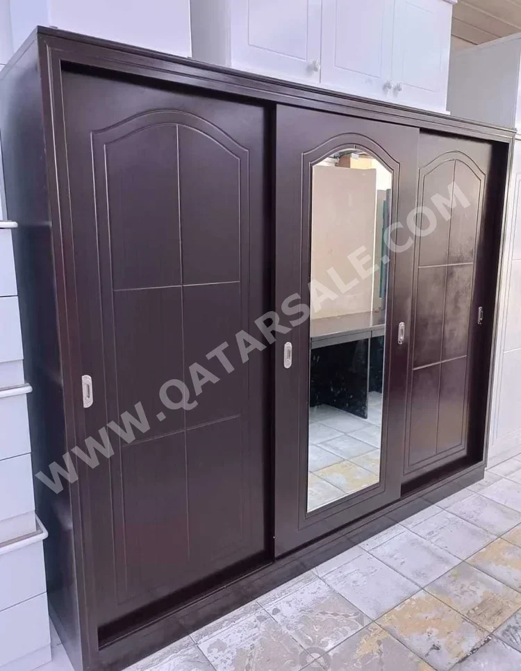 Wardrobes & Dressers - Doha Furniture  - Wardrobes  - Brown