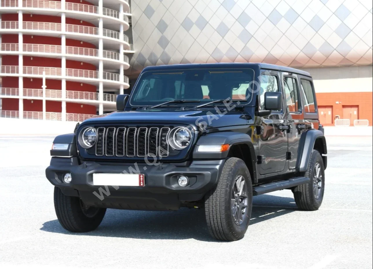 Jeep  Wrangler  6 Cylinder  SUV 4x4  Black  2024