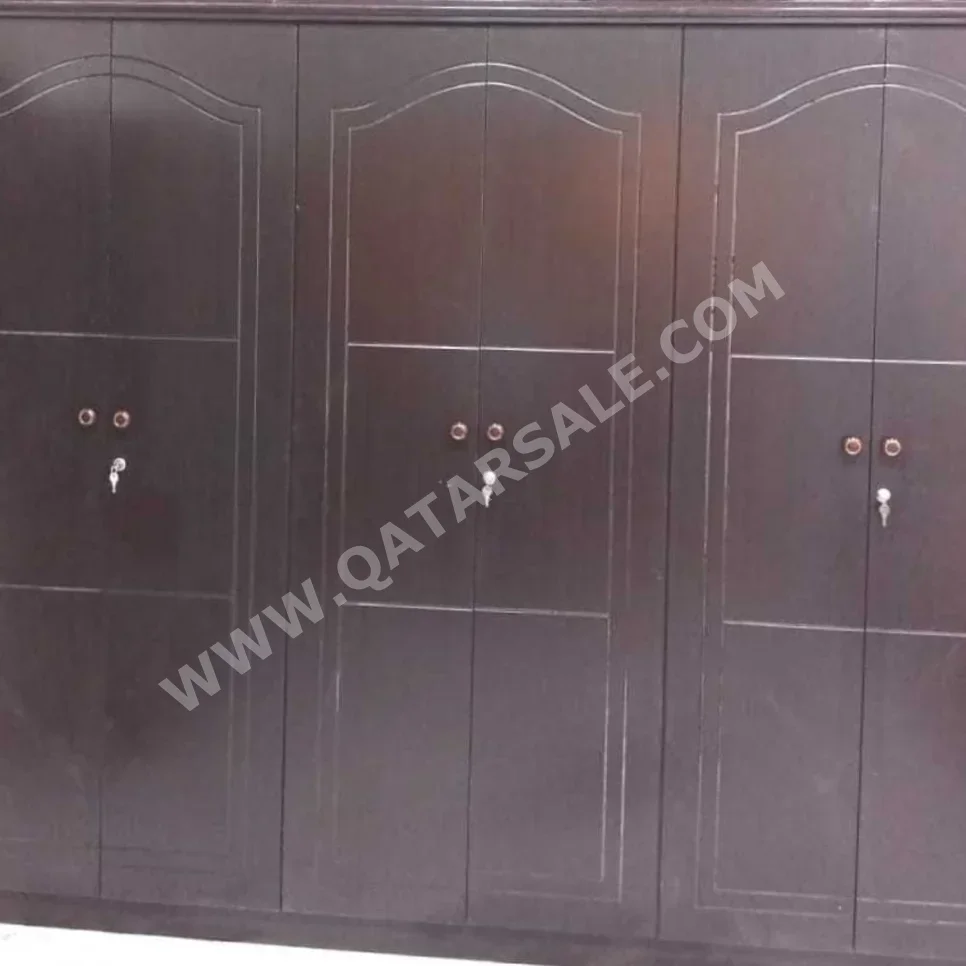 Wardrobes & Dressers - Doha Furniture  - Wardrobes  - Brown