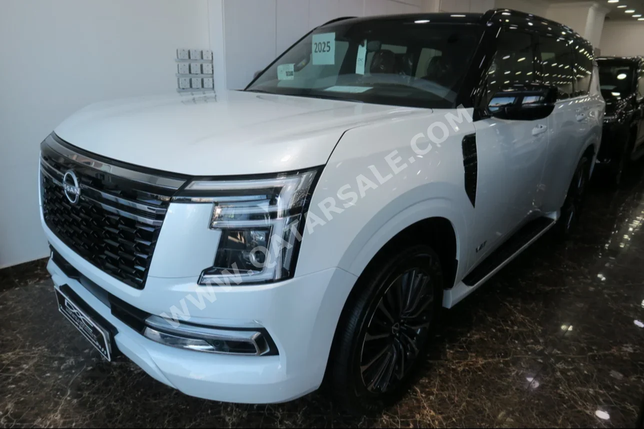 Nissan  Patrol  Platinum turbo  2025  Automatic  0 Km  6 Cylinder  Four Wheel Drive (4WD)  SUV  White  With Warranty