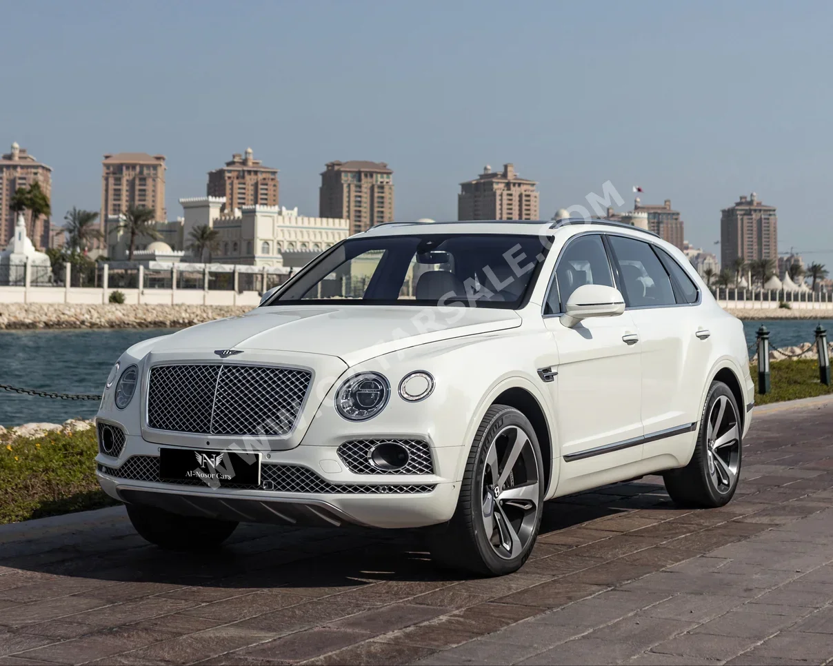 Bentley  Bentayga  2018  Automatic  78,000 Km  12 Cylinder  Four Wheel Drive (4WD)  SUV  White