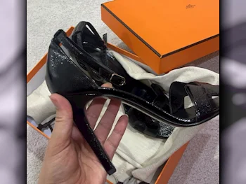 Shoes Hermès  Black Size 40  Women