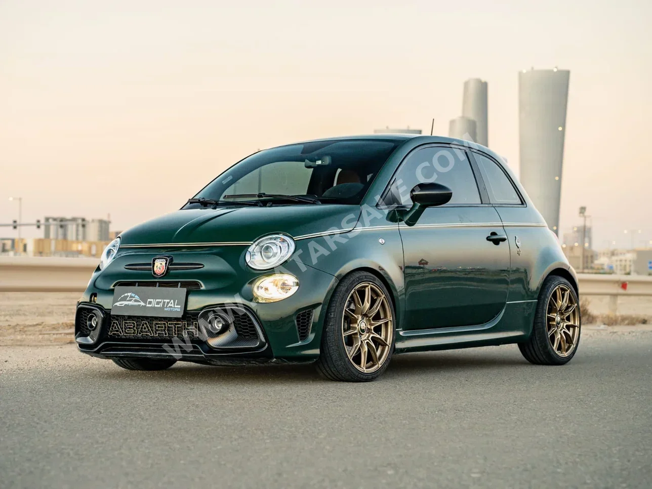 Fiat  595  Abarth  2020  Automatic  39,000 Km  4 Cylinder  Front Wheel Drive (FWD)  Hatchback  Green