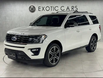 Ford  Expedition  Limited  2021  Automatic  58,000 Km  8 Cylinder  Four Wheel Drive (4WD)  SUV  White  With Warranty