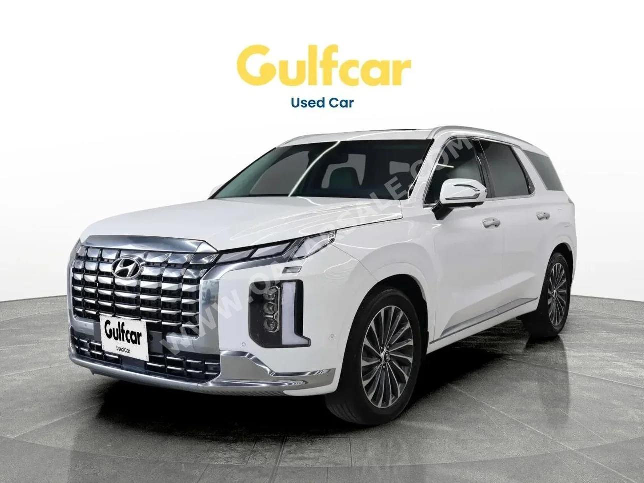 Hyundai  Palisade  2024  Automatic  27,108 Km  6 Cylinder  All Wheel Drive (AWD)  SUV  White  With Warranty