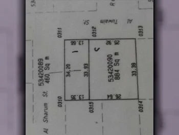 Lands For Sale in Al Rayyan  - New Al Rayyan  -Area Size 460 Square Meter