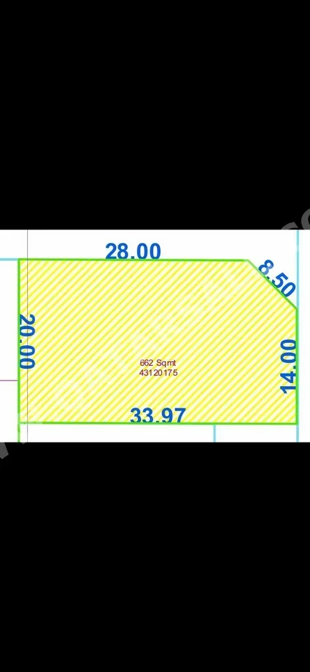 Lands For Sale in Doha  - Al Hilal  -Area Size 662 Square Meter