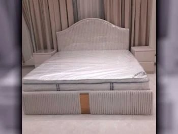 Beds - King  - Multicolor  - Mattress Included  - With Bedside Table