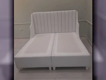 Beds - King  - White  - Mattress Included