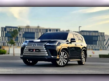 Lexus  LX  600 Luxury  2023  Automatic  40,000 Km  6 Cylinder  Four Wheel Drive (4WD)  SUV  Black  With Warranty