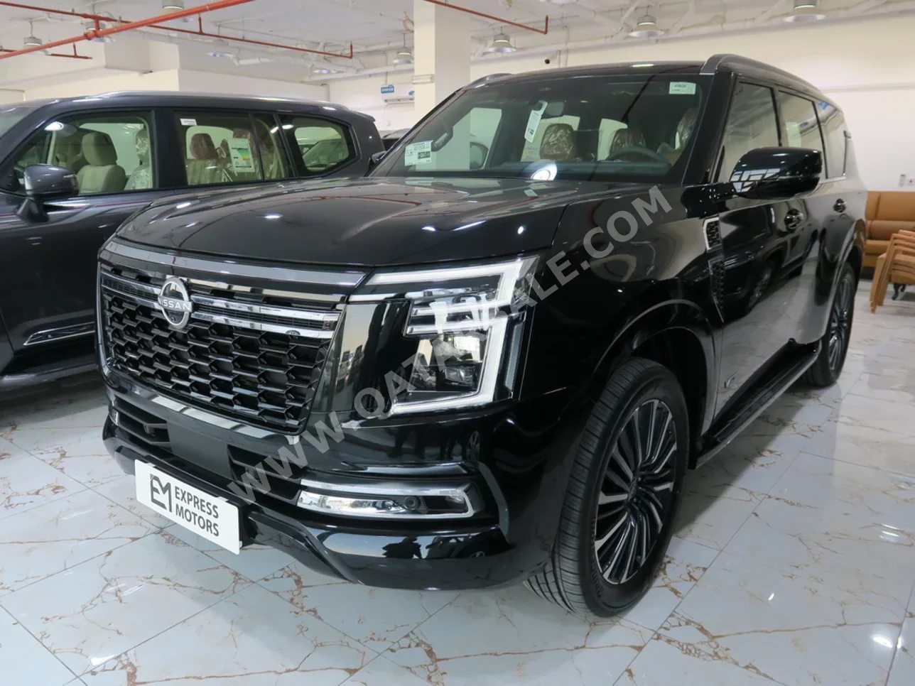 Nissan  Patrol  Platinum turbo  2025  Automatic  0 Km  6 Cylinder  Four Wheel Drive (4WD)  SUV  Black  With Warranty