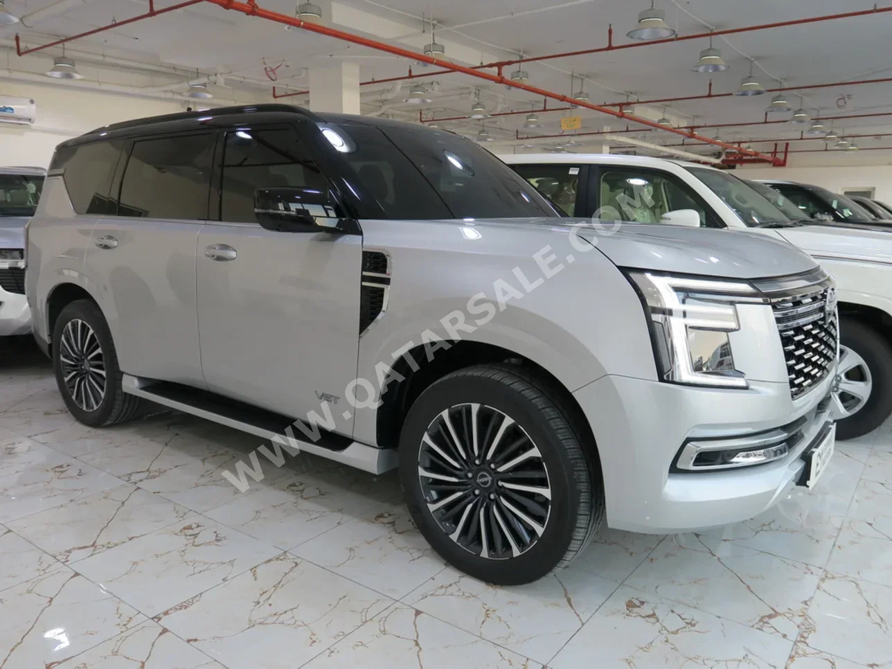 Nissan  Patrol  Platinum turbo  2025  Automatic  2,000 Km  6 Cylinder  Four Wheel Drive (4WD)  SUV  Silver  With Warranty