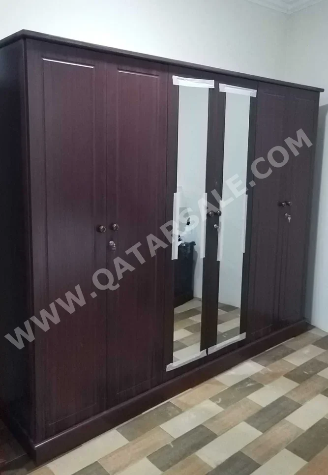 Wardrobes & Dressers - Doha Furniture  - Wardrobes  - Brown