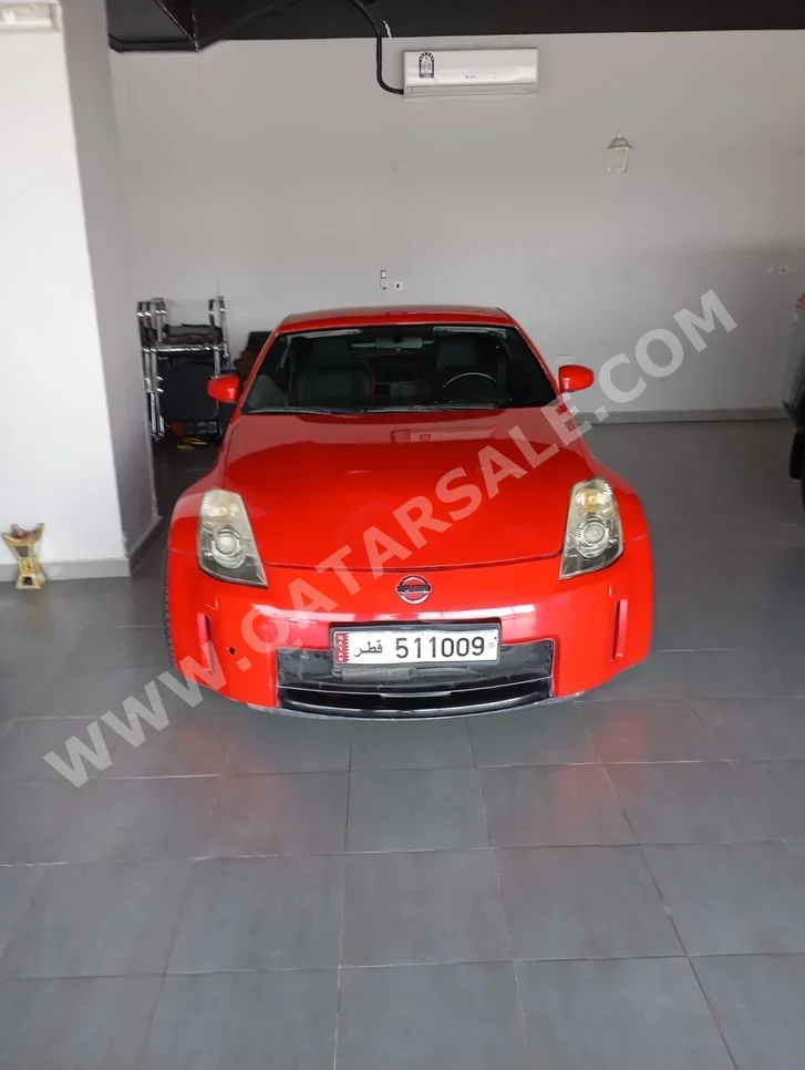 نيسان  زد  350  2008  اوتوماتيك  150,000 كم  6 سلندر  دفع خلفي  كوبيه \ سبورت  أحمر