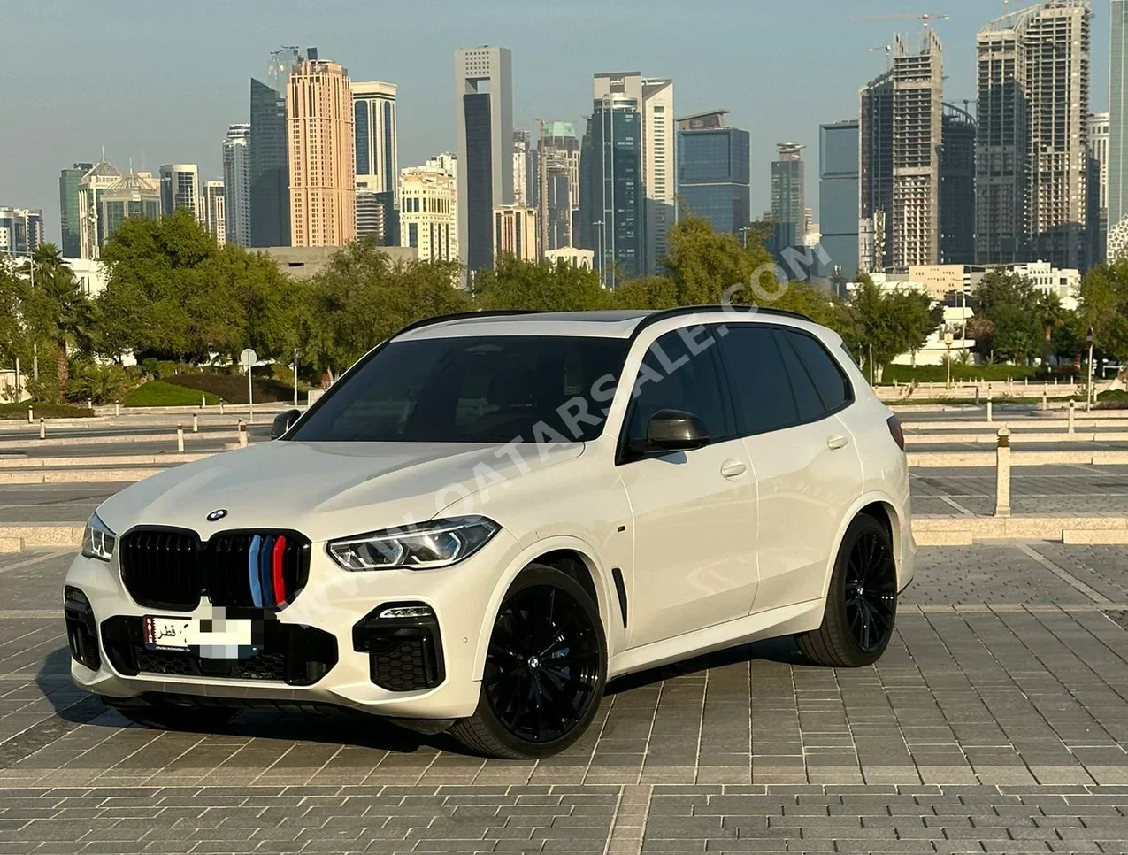 BMW  X-Series  X5 M50i  2021  Automatic  99,000 Km  6 Cylinder  Four Wheel Drive (4WD)  SUV  White  With Warranty