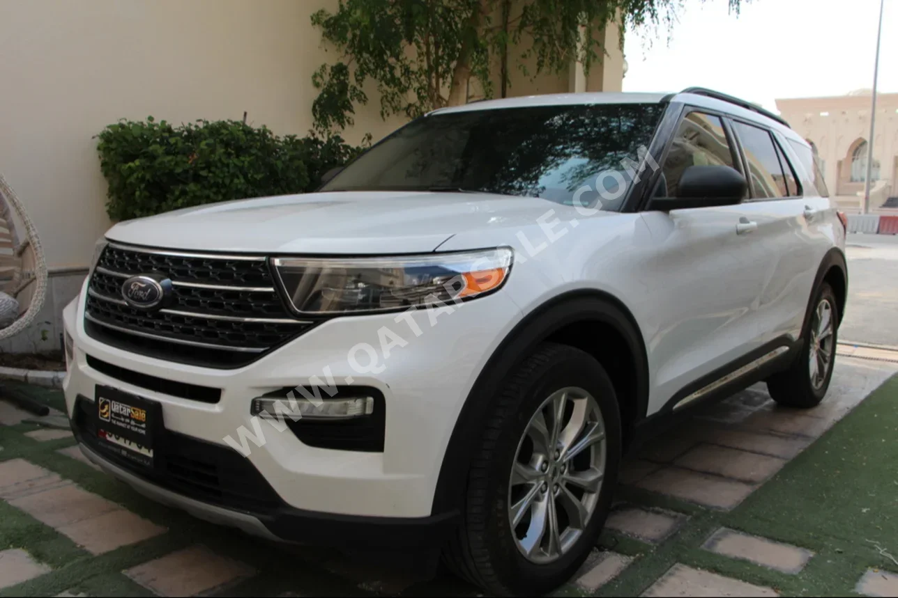  Ford  Explorer  XLT  2021  Automatic  116,000 Km  4 Cylinder  Four Wheel Drive (4WD)  SUV  White  With Warranty