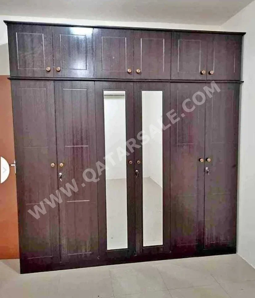 Wardrobes & Dressers - Doha Furniture  - Wardrobes  - Brown