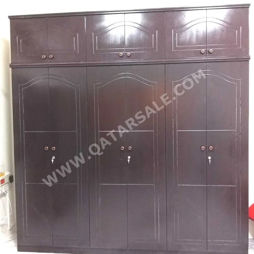 Wardrobes & Dressers - Doha Furniture  - Wardrobes  - Brown