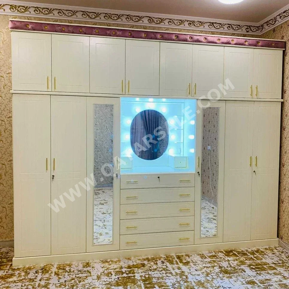 Wardrobes & Dressers - Doha Furniture  - Wardrobes  - White