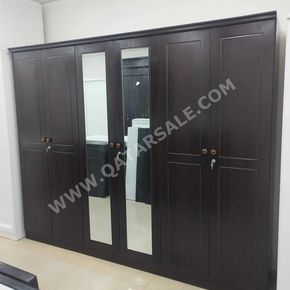 Wardrobes & Dressers - Doha Furniture  - Wardrobes  - Brown