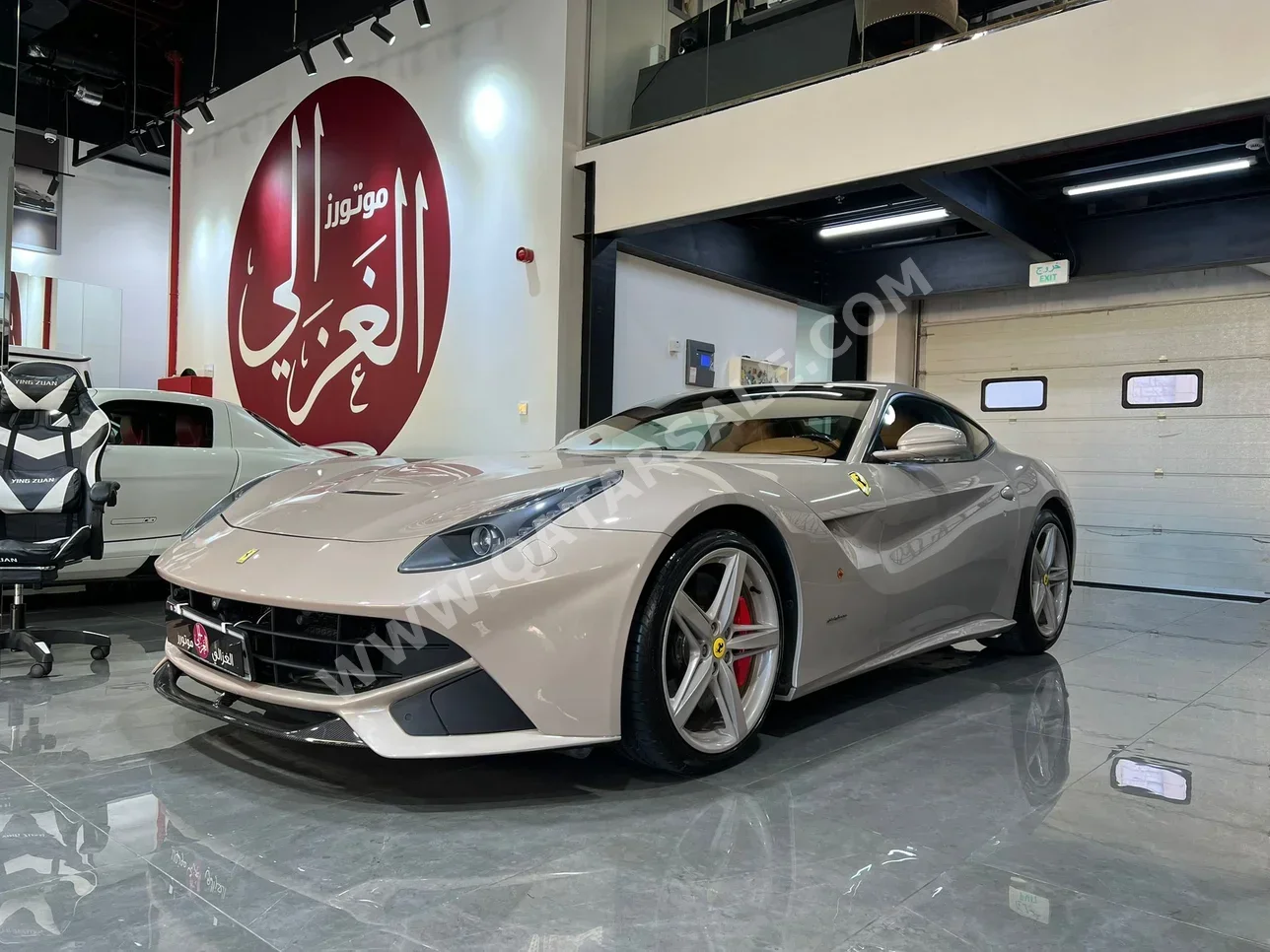 Ferrari  F12  2013  F-1  10,000 Km  12 Cylinder  All Wheel Drive (AWD)  Coupe / Sport  Beige