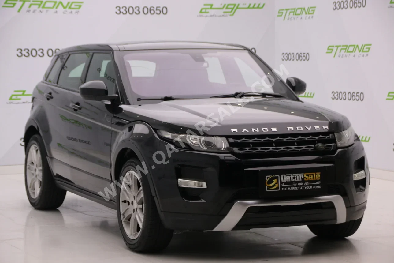 Land Rover  Evoque  2015  Automatic  194,000 Km  4 Cylinder  Four Wheel Drive (4WD)  SUV  Black