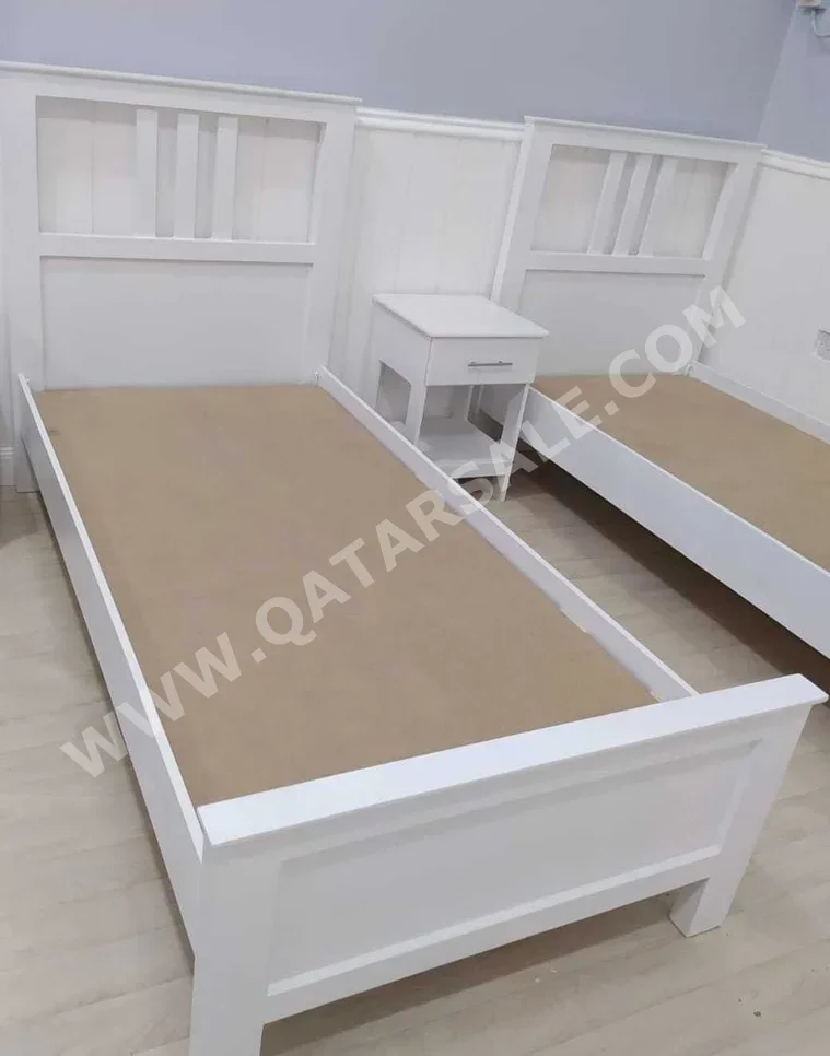 Beds - Single  - White  - Mattress Included