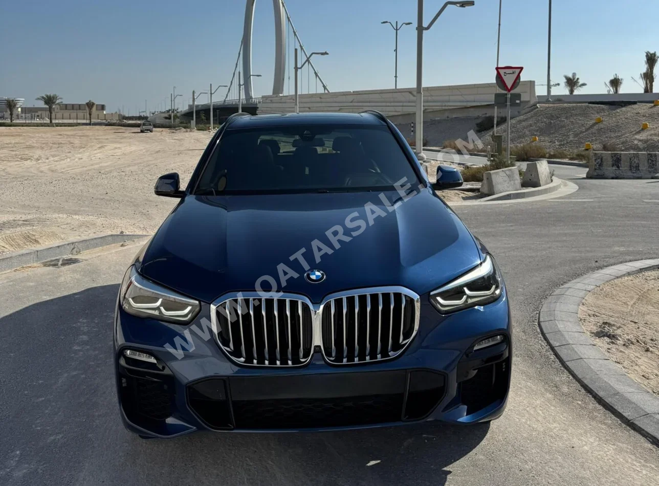 BMW  X-Series  X5  2020  Automatic  50,000 Km  6 Cylinder  All Wheel Drive (AWD)  SUV  Blue  With Warranty