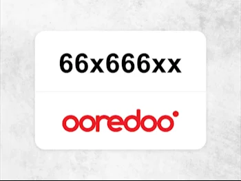 66x666xx  Ooredoo Mobile Phone