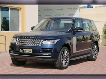 Land Rover  Range Rover  Vogue  2016  Automatic  130,000 Km  8 Cylinder  Four Wheel Drive (4WD)  SUV  Dark Blue