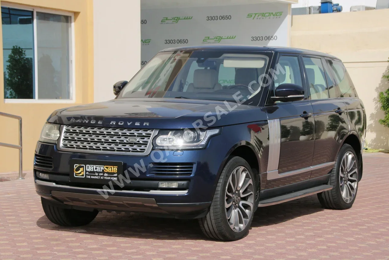 Land Rover  Range Rover  Vogue  2016  Automatic  130,000 Km  8 Cylinder  Four Wheel Drive (4WD)  SUV  Dark Blue