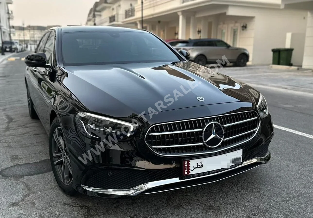 Mercedes-Benz  E-Class  200  2023  Automatic  18,000 Km  4 Cylinder  All Wheel Drive (AWD)  Sedan  Black  With Warranty