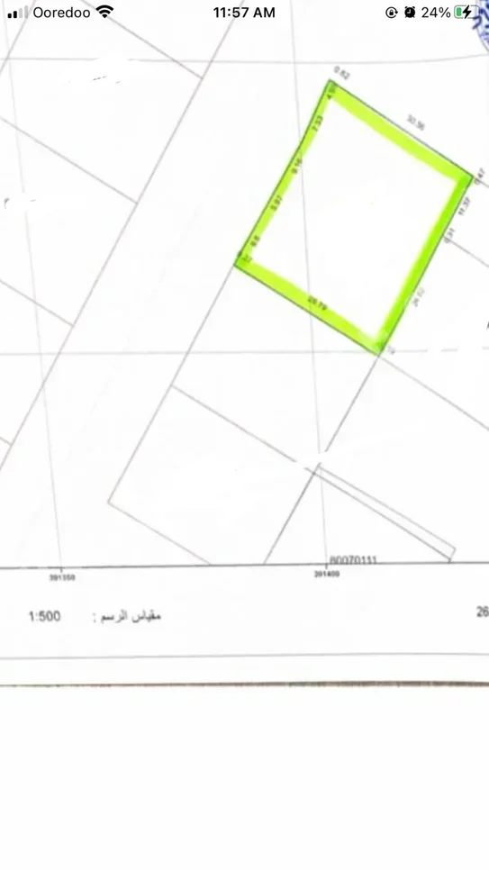 اراضي للبيع في الشحانية  - الشحانية  -المساحة 1٬121 متر مربع