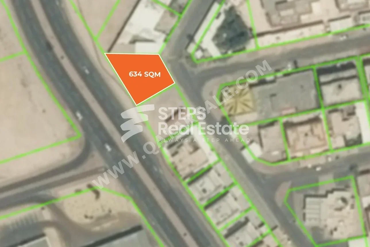 Lands For Sale in Al Rayyan  - Al Gharrafa  -Area Size 634 Square Meter