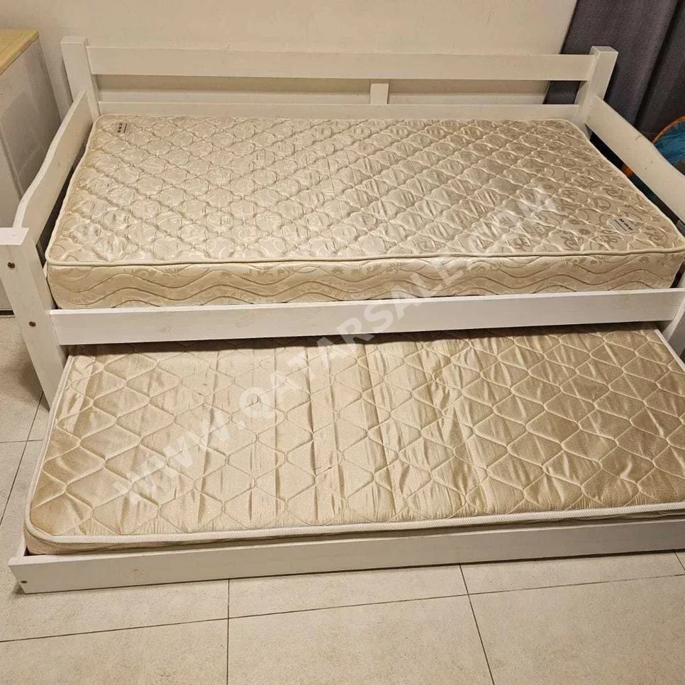 Kids Beds - Bed With Slides  - Pan Emirates  - White