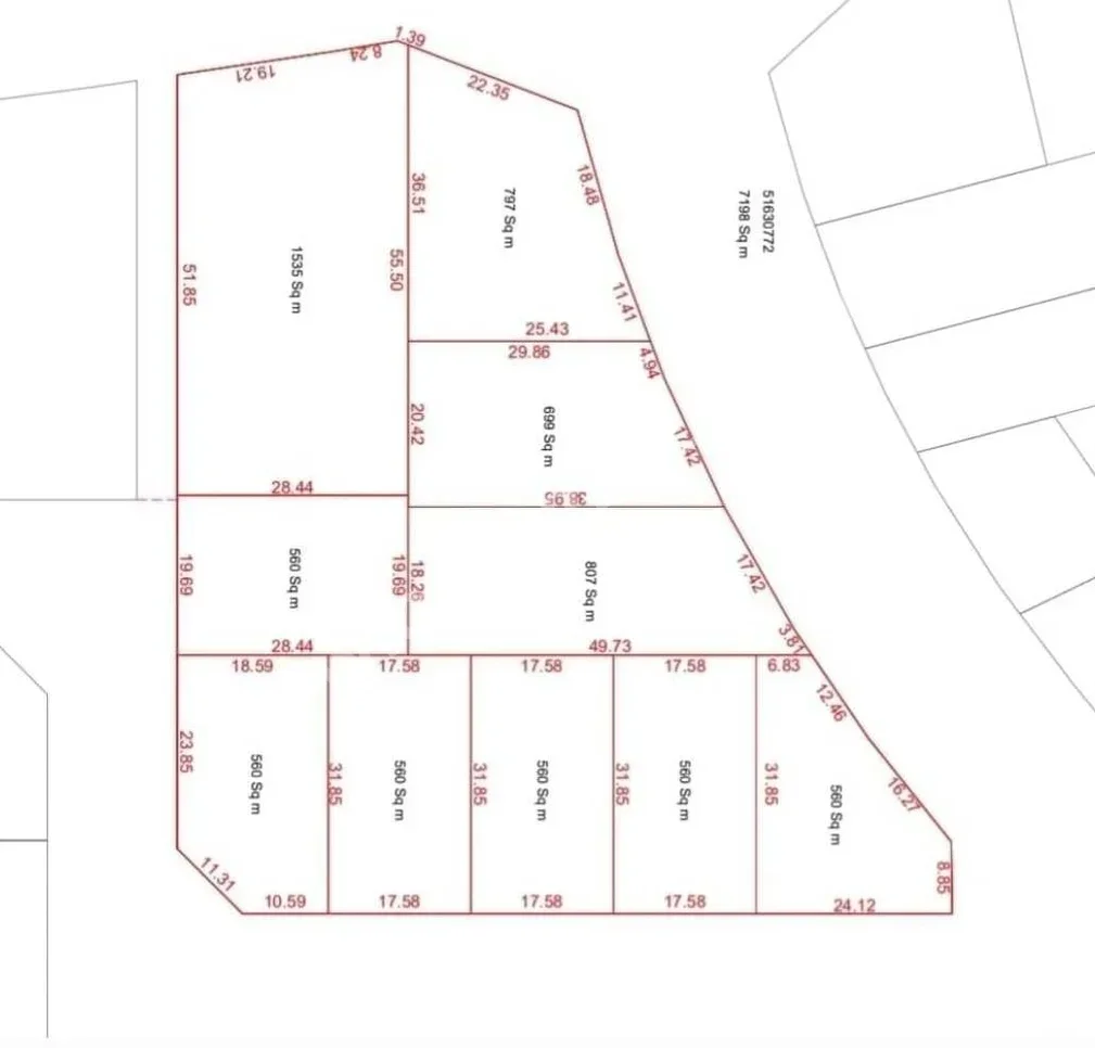 Lands For Sale in Al Rayyan  - Izghawa  -Area Size 560 Square Meter