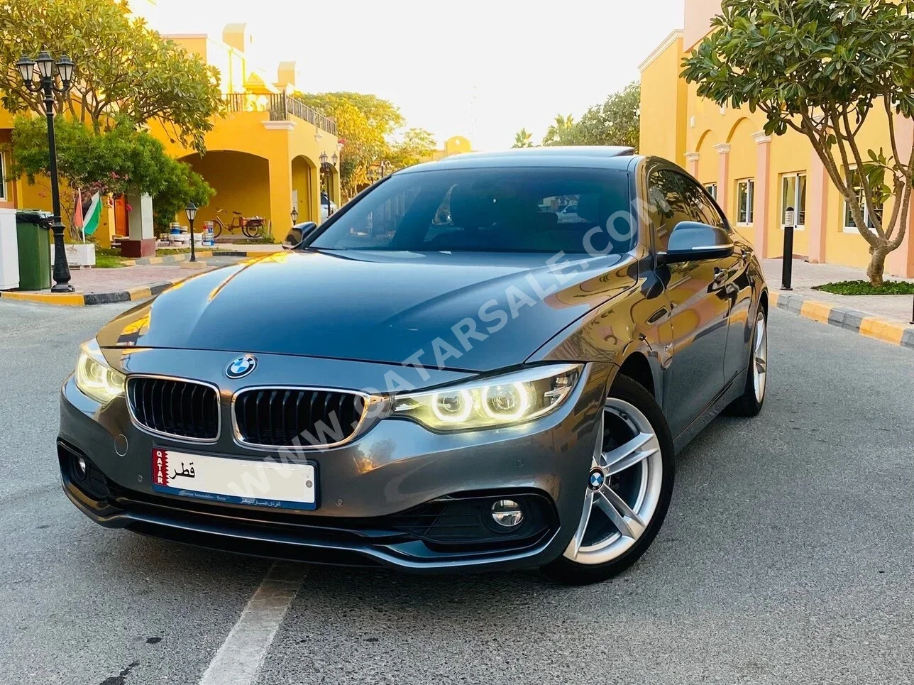 BMW  4-Series  420 I  2019  Automatic  111,000 Km  4 Cylinder  Rear Wheel Drive (RWD)  Sedan  Gray