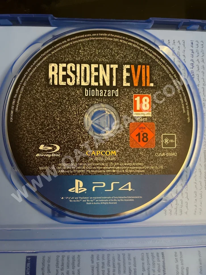 Resident Evil Biohazard  - PlayStation 4  Video Games CDs