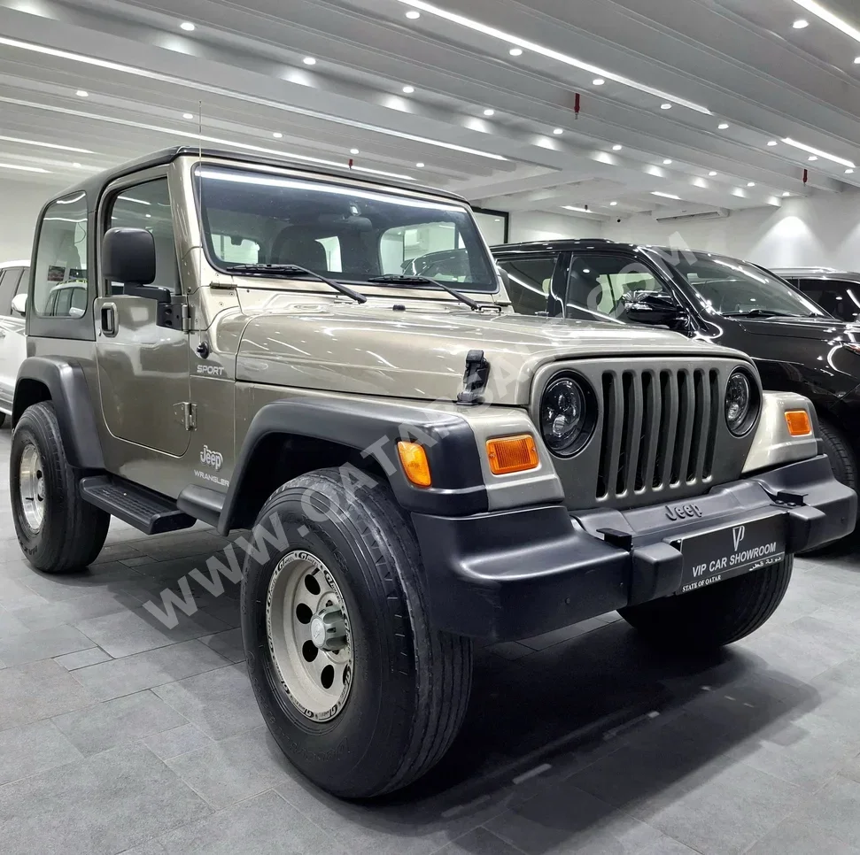 Jeep  Wrangler  Sport  2003  Manual  290,000 Km  6 Cylinder  Four Wheel Drive (4WD)  SUV  Brown