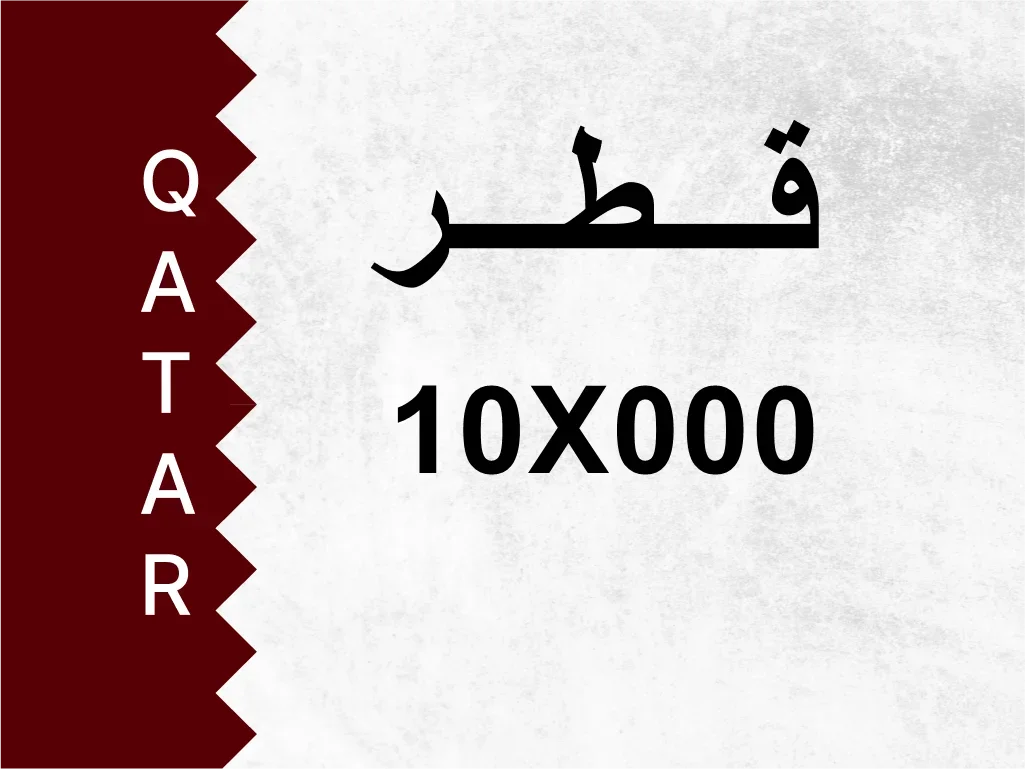 Private Plate  10X000  Special Number
