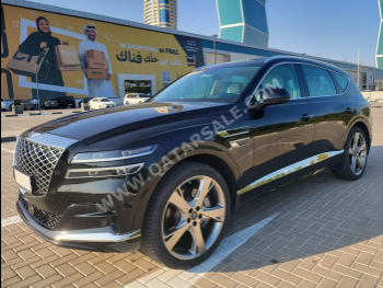Genesis  GV 80  2022  Automatic  47,000 Km  6 Cylinder  Four Wheel Drive (4WD)  SUV  Black  With Warranty