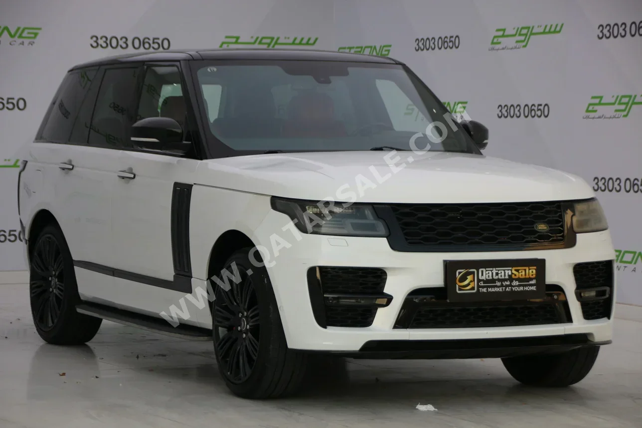 Land Rover  Range Rover  Vogue  Autobiography  2014  Automatic  174,000 Km  8 Cylinder  Four Wheel Drive (4WD)  SUV  White