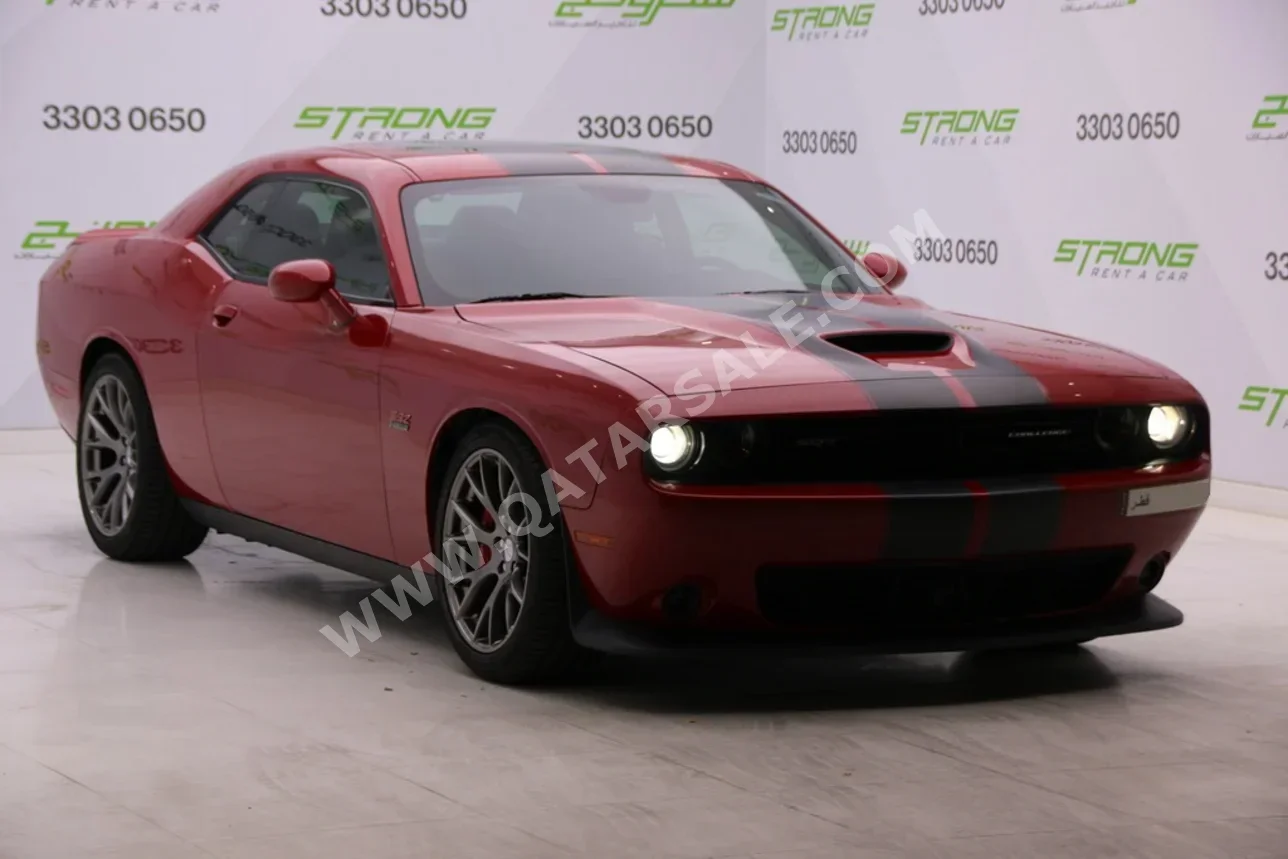 Dodge  Challenger  SRT  2015  Automatic  59,500 Km  8 Cylinder  Rear Wheel Drive (RWD)  Coupe / Sport  Red