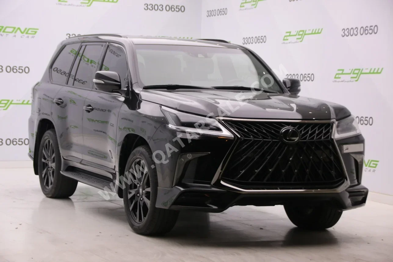 Lexus  LX  570 S Black Edition  2020  Automatic  76,000 Km  8 Cylinder  Four Wheel Drive (4WD)  SUV  Black