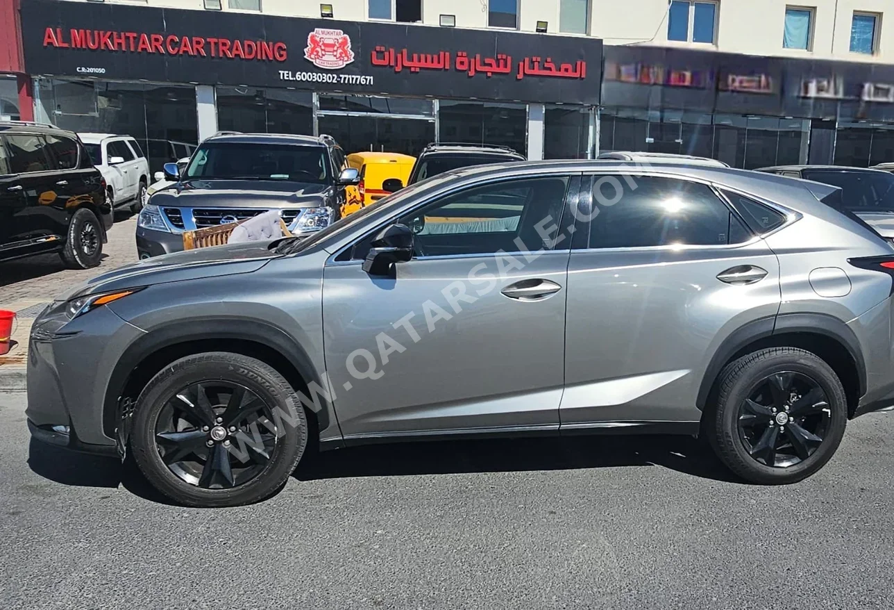 Lexus  NX  200 T  2017  Automatic  145,000 Km  4 Cylinder  Four Wheel Drive (4WD)  SUV  Gray