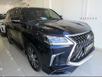 Lexus  LX  570 S  2018  Automatic  142,000 Km  8 Cylinder  Four Wheel Drive (4WD)  SUV  Dark Blue