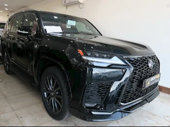  Lexus  LX  600 F Sport  2024  Automatic  0 Km  6 Cylinder  Four Wheel Drive (4WD)  SUV  Black  With Warranty