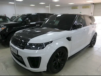 Land Rover  Range Rover  Sport SVR  2018  Automatic  104,000 Km  8 Cylinder  Four Wheel Drive (4WD)  SUV  White